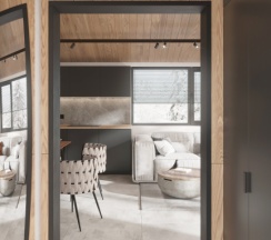 Коттедж с 2 комнатами в Плавное течение