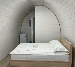 Коттедж стандарт с 1 двуспальной кроватью (Глэмпинг) в Набережная №1