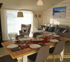 Дубльдом Alpin Chalet №63 в Dubldomovo vazuza