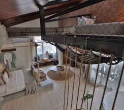 Одноместные апартаменты с 2 комнатами двуспальная кровать в YOLO Bangkok Boutique Hotel