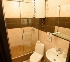 Улучшенный номер с кухней и двуспальной кроватью в Time hotel