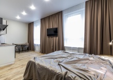 1-комнатные апартаменты студия Попова 18 в Pashk Inn Apartments (Пашк Инн Апартментс) на улице Попова