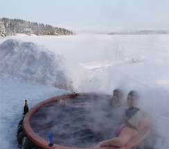 Баня с чаном - вечер в Огни Имандры