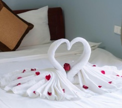 Двухместный номер Superior двуспальная кровать в Ha Long Bay Fancy Hostel