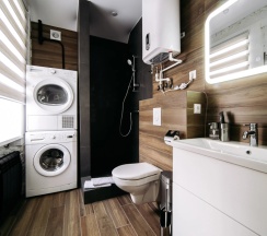 Апартаменты Deluxe с 2 комнатами с видом на город в City apartments-deluxe room