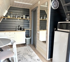 A-Frame №1 (оснащение дома, банного чана и бани см. Подробнее) в Dacha