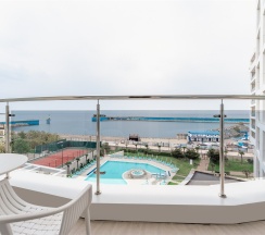 Люкс Джуниор с гидромассажной ванной и видом на море в Mantera Resort&Congress