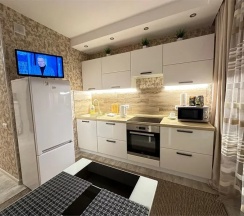Двухместные апартаменты c 1 комнатой (двуспальная кровать) в Fresh Room на улице Маршала Устинова 3