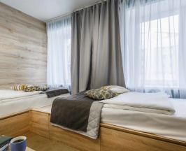 Двухместный номер с 2 отдельными кроватями в Trips Hotel