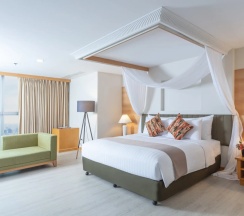 Двухместный люкс Space Zone Presidential 1-Bed двуспальная кровать в Baiyoke Sky Hotel