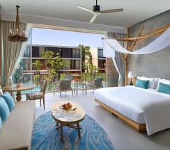 Двухместная So Studio с видом на бассейн двуспальная кровать в SO/ Sofitel Hua Hin