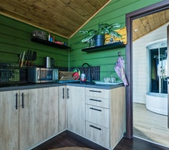 Barnhouse 1 | Банный чан на территории в Берёзовая роща