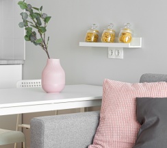 Апартаменты с видом на город 2 отдельные кровати в Апартаменты LITTE - Nordy Homes