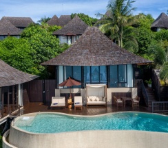 Двухместный Silavadee Pool Villa Suite No. 2 oceanfront двуспальная кровать в Silavadee Pool Spa Resort
