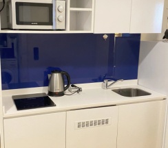 Трёхместные апартаменты с балконом и с видом на море в Апарт-отель MyGeorgia LLC Orbi City
