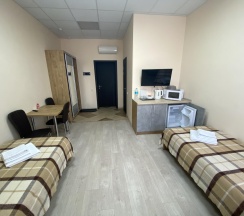 Номер стандарт с 2 односпальными кроватями (2 категория) в Bikca