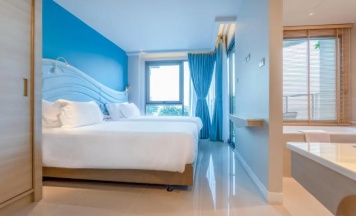 Двухместный номер Deluxe с видом на океан (2 отдельные кровати) в Centara Sonrisa Residences & Suites Sriracha