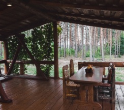 Вилла с красивым видом из окна в Хвоя