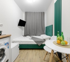 Апартаменты с двуспальной кроватью 140Х195 в Veda Aparts