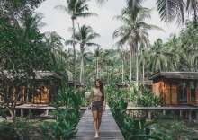 Двухместный номер Standard с красивым видом из окна двуспальная кровать в Jungle Koh Kood Resort