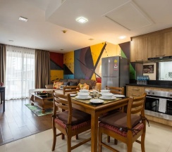 Апартаменты c 1 комнатой с балконом в Citismart Luxury Apartments