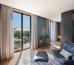 Двухместный люкс Alma Terrace двуспальная кровать в Alma Barcelona