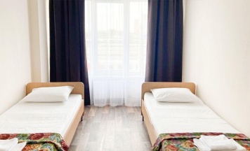 Номер эконом с 2 односпальными кроватями в Smart Hotel KDO Екатеринбург