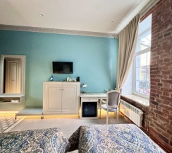 Двухместный номер Aquamarine с 2 односпальными кроватями в Green place