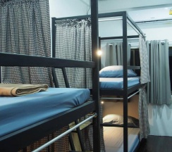 Кровать в общем номере в D-hub Hostel