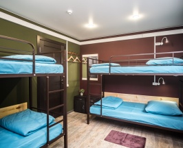 Место в четырех местном смешанном номере в Green Hostel