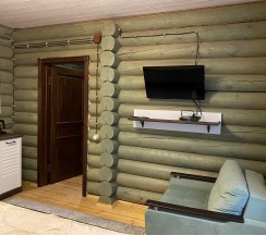 Номер стандарт с 1 двуспальной кроватью в срубе в Konak house