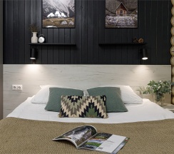 Люкс Скандинавия с собственной террасой и мини кухней. в Bergamo