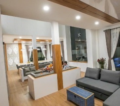 Двухместная семейная вилла двуспальная кровать в Happy Family Villa