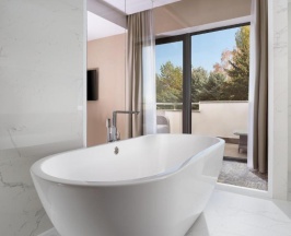 Двухместный люкс Grand Deluxe двуспальная кровать в Swissotel Wellness Resort Alatau Almaty