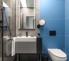 Номер стандарт улучшенный с 1 двуспальной кроватью в Kravt Hotel Innopolis