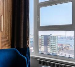 Улучшенный номер с двуспальной кроватью и видом на море в Lido central