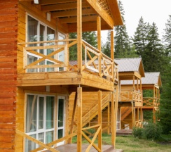 Коттедж с террасой в Aktash village