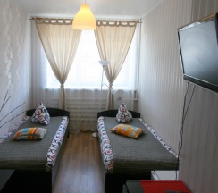Номер стандарт с 2 односпальными кроватями в City Hostel
