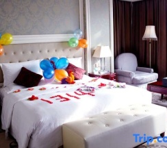 Двухместный номер Deluxe двуспальная кровать в Dezhou Fengguan Holiday Hotel