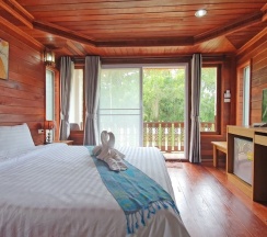 Двухместное бунгало двуспальная кровать в Horizon Beach Resort Koh Jum