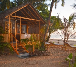 Бунгало рядом с пляжем в Goa Cottages Agonda