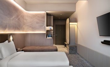 Делюкс с видом во двор с двумя раздельными кроватями в Cosmos Selection Moscow Arbat