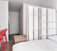 3-местные апартаменты студия в Apartments Private (Апартментс Прайвит) на шоссе Волоколамское