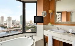 Двухместный люкс Shangri-La Wing Premier двуспальная кровать в Shangri-La Hotel Bangkok, Serviced Apartments