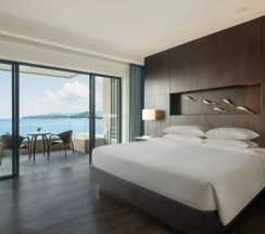 Двухместный номер с видом на океан двуспальная кровать в Hyatt Regency Phuket Resort