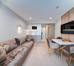 Duplex с видом на море и бассейн в Лучезарный Резорт