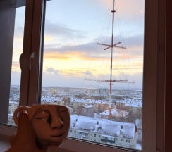 Лофт с видом на телебашню в Берлога