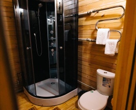 Стандарт с видом на озеро с 2 односпальными кроватями в Телецкие терема