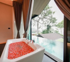 Двухместная вилла Pool c 1 комнатой с видом на море (двуспальная кровать) в The Senses Resort & Pool Villas, Phuket