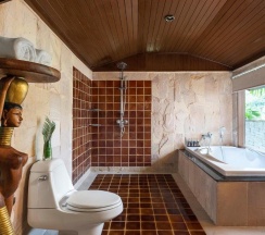 Двухместная вилла с бассейном двуспальная кровать в Отель Panviman Resort Koh Phangan